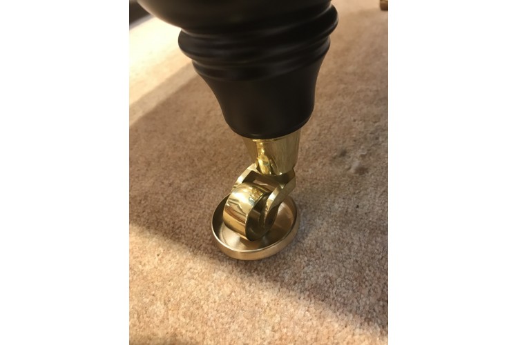 Brass Castor Cups  x 4 - BRASS50C, BRASS50F